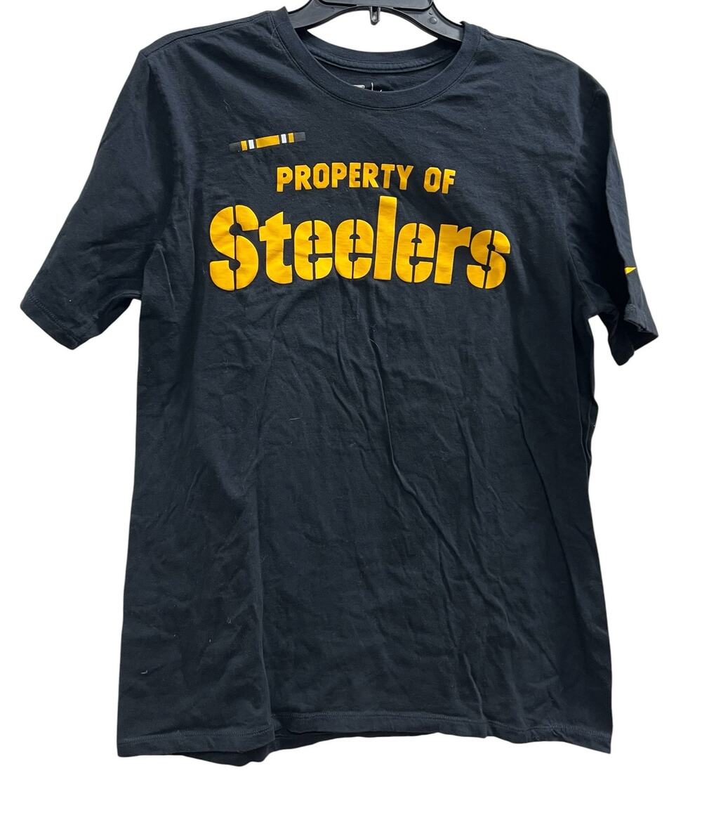 Nike NFL Pittsburgh Steelers Property Of Black tee SZ L